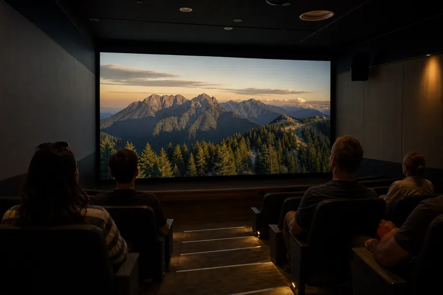 Cinéma de montagne et expérience pour les visiteurs