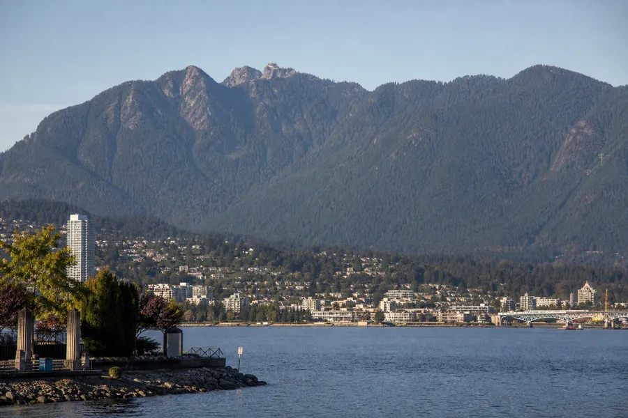 Vue de Grouse Mountain depuis Vancouver